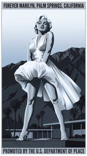 Silver Marilyn wallpaper